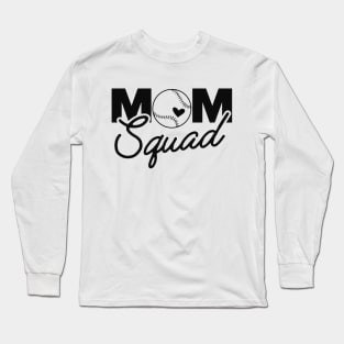 Softball / Baseball mom squad Long Sleeve T-Shirt